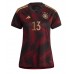 Maglie da calcio Germania Thomas Muller #13 Seconda Maglia Femminile Mondiali 2022 Manica Corta